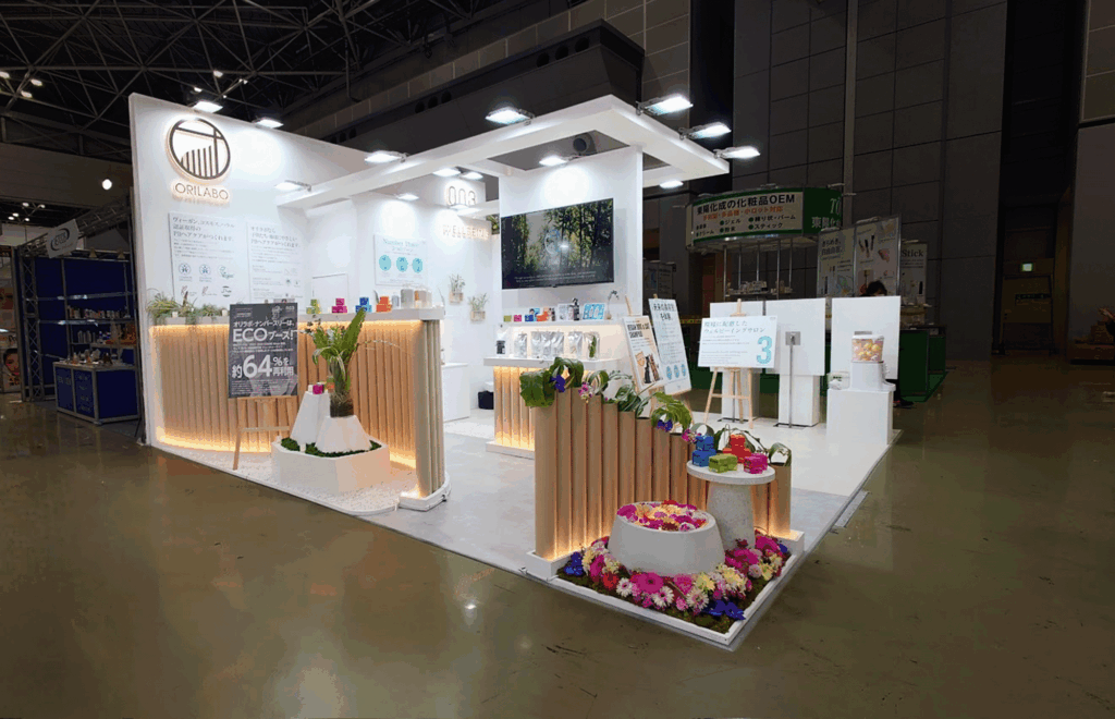COSME Week 東京 2026展示会ブースデザイン施工実績　展示会装飾